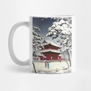 Zojo-ji Temple in Snow Mug